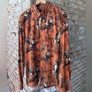 North River OUTFITTERS Deer Print Button-Up Shirt